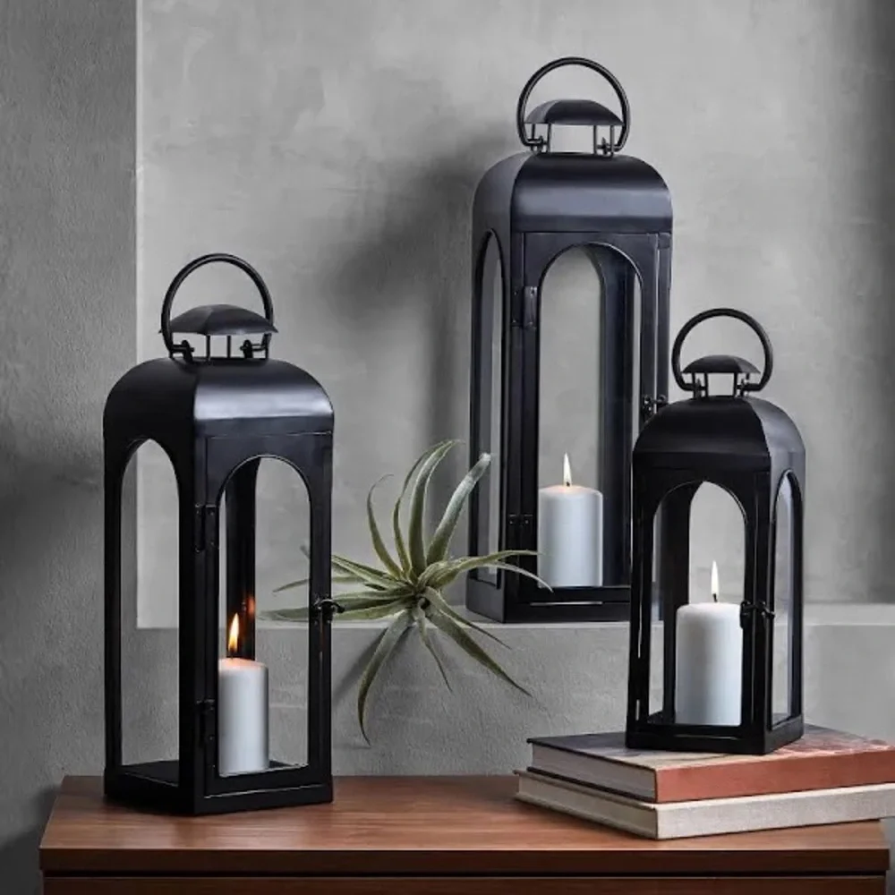 NWT One 18 inches Better Homes & Gardens Metal Candle Holder Lantern